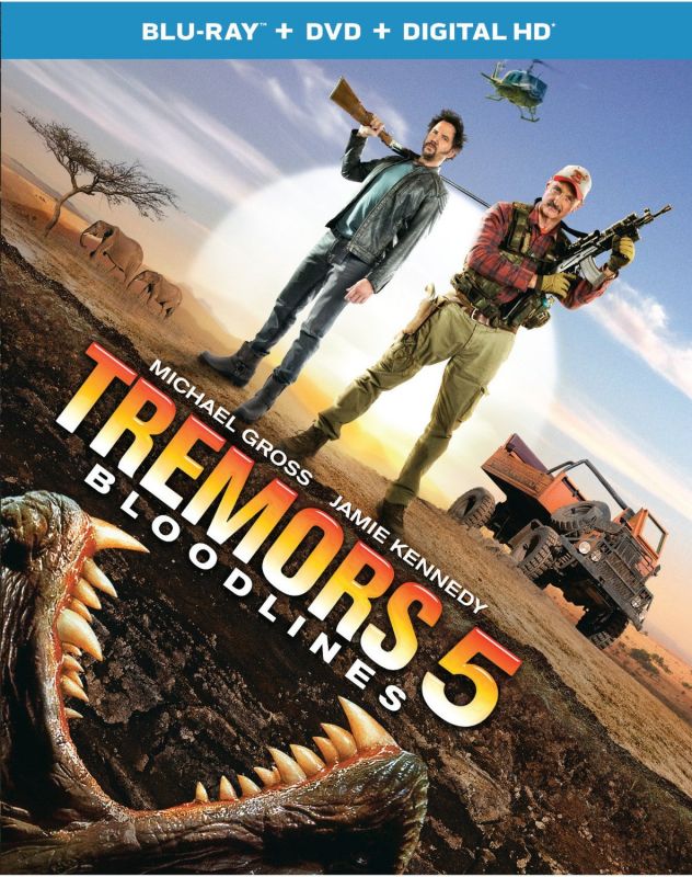 Affiche du film Tremors 5: Bloodlines (2015) de Don Michael Paul. Voir Tremors 5: Bloodlines en streaming / torrent sur meilleurs-films.fr