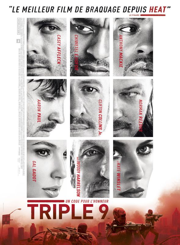 Affiche du film Triple 9 (2016) de John Hillcoat Affiche du film Triple 9 (2016) de John Hillcoat. Voir Triple 9 en streaming / torrent sur meilleurs-films.fr