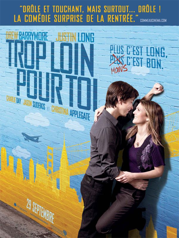 Affiche du film Trop loin pour toi (2010) de Nanette Burstein Affiche du film Trop loin pour toi (2010) de Nanette Burstein. Voir Trop loin pour toi en streaming / torrent sur meilleurs-films.fr