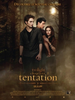 Affiche du film Twilight – Chapitre 2 : tentation (2009) de Chris Weitz.