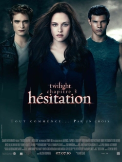 Affiche du film Twilight – Chapitre 3 : hésitation (2010) de David Slade.