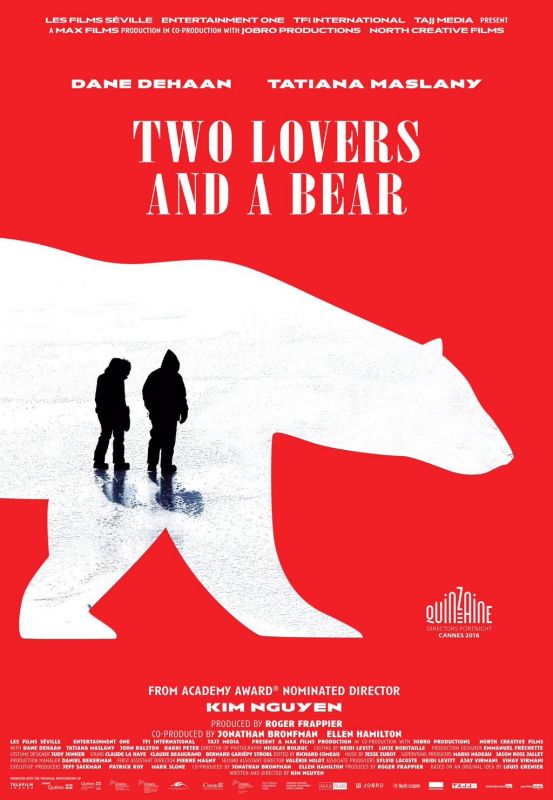 Affiche du film Two Lovers and a Bear (2016) de Kim Nguyen Affiche du film Two Lovers and a Bear (2016) de Kim Nguyen. Voir Two Lovers and a Bear en streaming / torrent sur meilleurs-films.fr