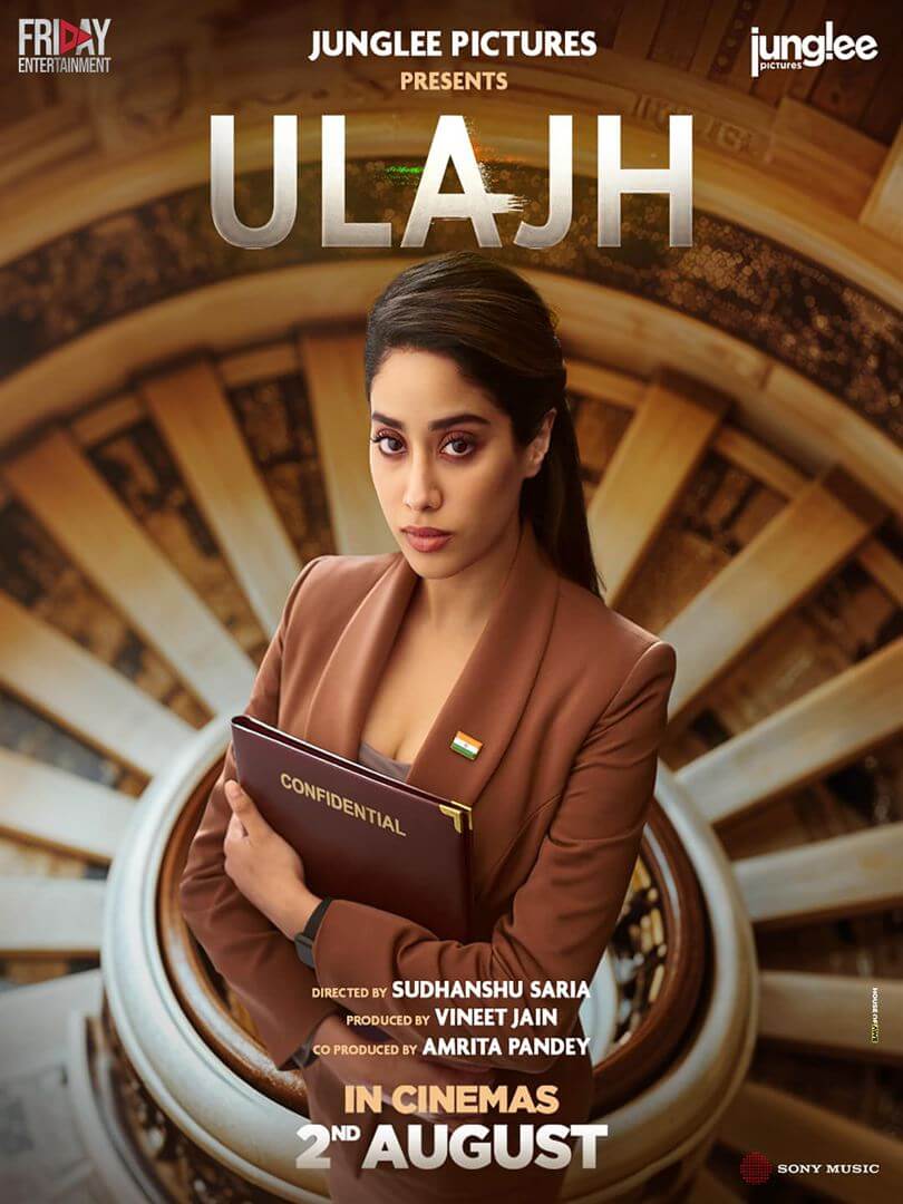 Affiche du film Ulajh (2024) de Sudhanshu Saria. Voir Ulajh en streaming / torrent sur meilleurs-films.fr