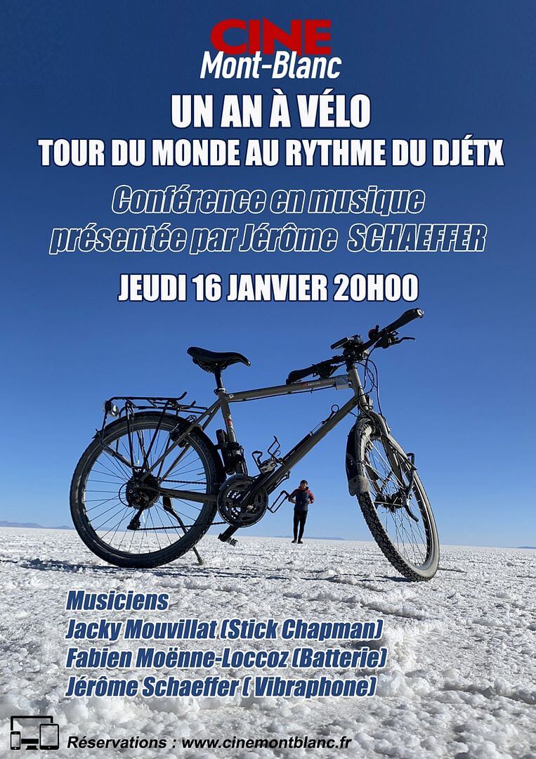 Affiche du film Un an à vélo – Tour du monde au rythme du Djétx (2026) de Affiche du film Un an à vélo – Tour du monde au rythme du Djétx (2026) de . Voir Un an à vélo – Tour du monde au rythme du Djétx en streaming / torrent sur meilleurs-films.fr