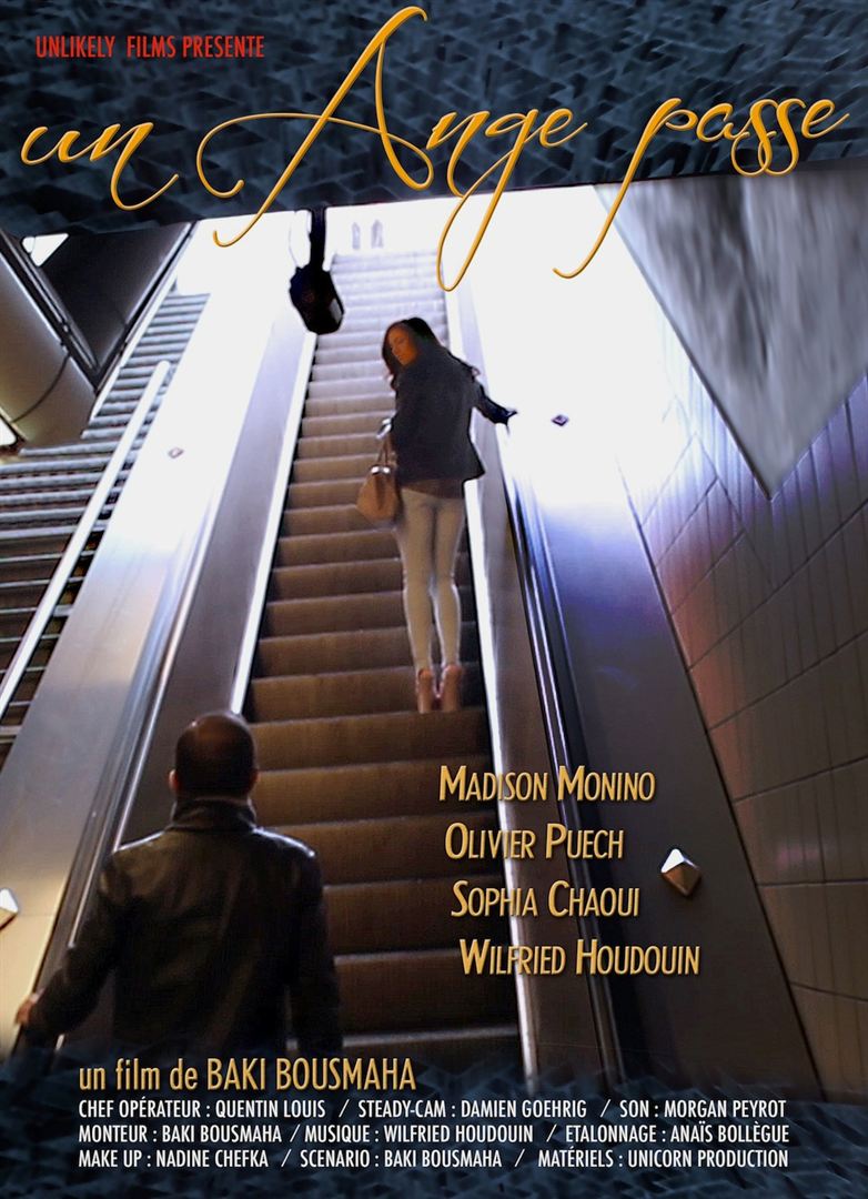 Affiche du court métrage Un ange passe (2013) de Abdelbaki Bousmaha. Voir Un ange passe en streaming / torrent sur meilleurs-films.fr