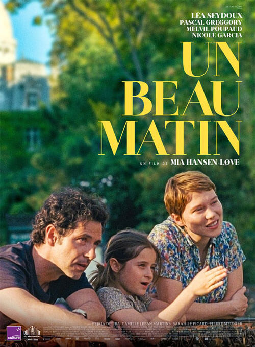 Affiche du film Un beau matin (2022) de Mia Hansen-Løve. Voir Un beau matin en streaming / torrent sur meilleurs-films.fr