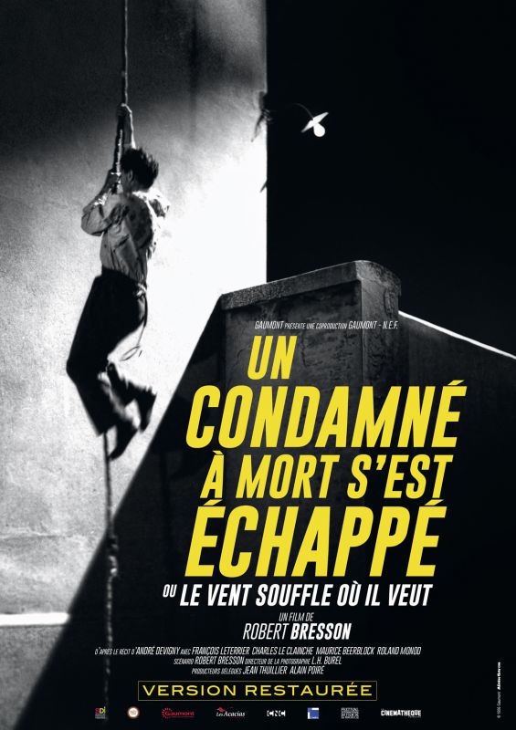 Affiche du film Un Condamné à mort s’est échappé (1956) de Robert Bresson Affiche du film Un Condamné à mort s’est échappé (1956) de Robert Bresson. Voir Un Condamné à mort s’est échappé en streaming / torrent sur meilleurs-films.fr