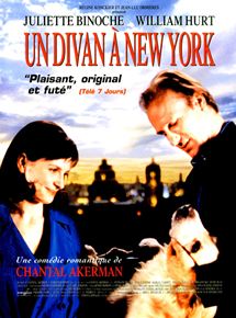 Affiche du film Un Divan à New York (1996) de Chantal Akerman. Voir Un Divan à New York en streaming / torrent sur meilleurs-films.fr