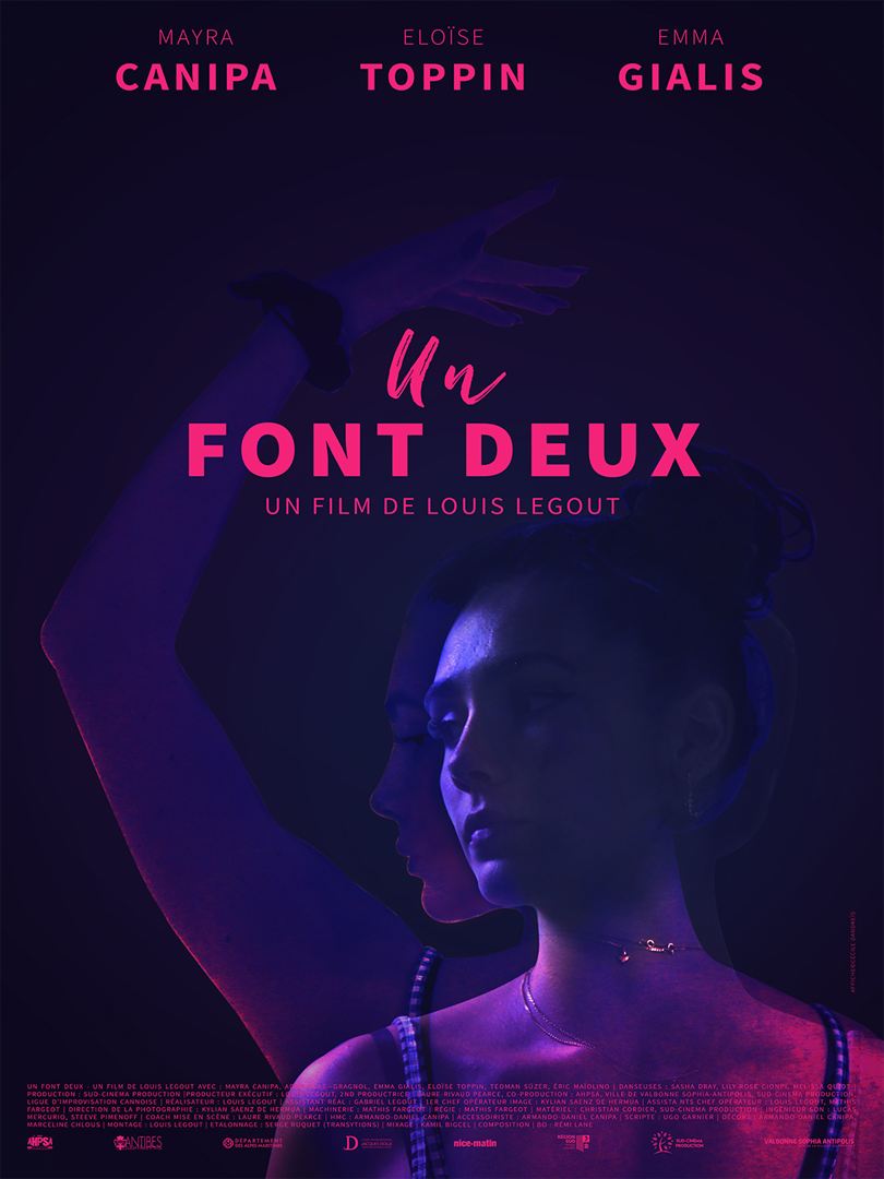 Affiche du court métrage Un font deux (2019) de Louis Legout. Voir Un font deux en streaming / torrent sur meilleurs-films.fr
