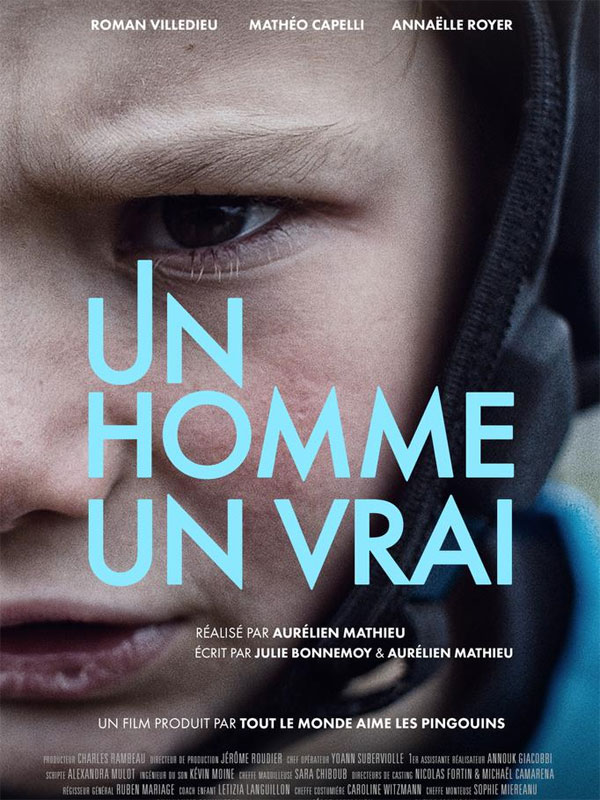 Affiche du court métrage Un homme, un vrai (2019) de Aurélien Mathieu. Voir Un homme, un vrai en streaming / torrent sur meilleurs-films.fr