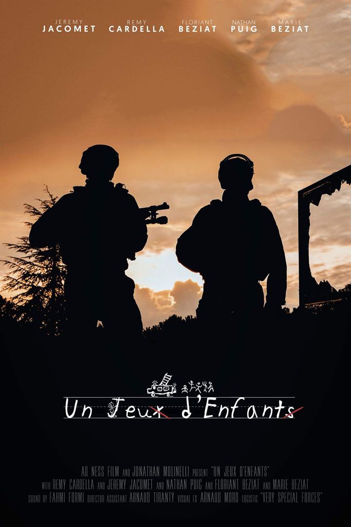 Affiche du court métrage Un jeu d’enfant (2017) de Jonathan Molinello Affiche du court métrage Un jeu d’enfant (2017) de Jonathan Molinello. Voir Un jeu d’enfant en streaming / torrent sur meilleurs-films.fr