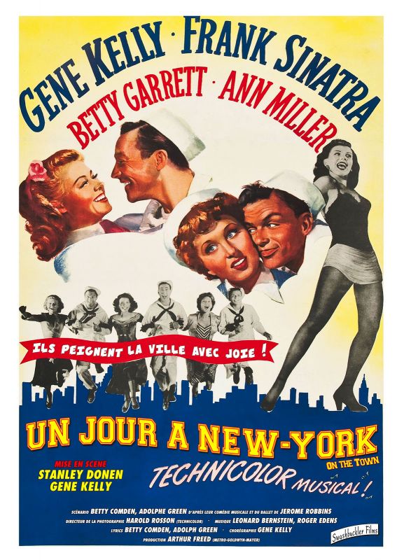Affiche du film Un Jour à New York (1949) de Gene Kelly. Voir Un Jour à New York en streaming / torrent sur meilleurs-films.fr