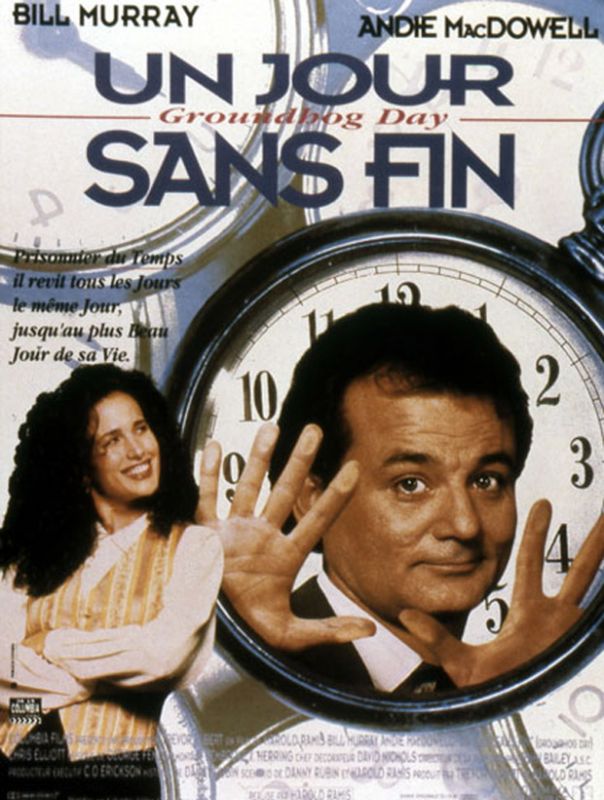 Affiche du film Un Jour sans fin (1993) de Harold Ramis Affiche du film Un Jour sans fin (1993) de Harold Ramis. Voir Un Jour sans fin en streaming / torrent sur meilleurs-films.fr