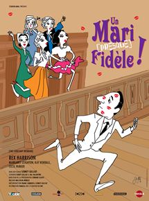 Affiche du film Un mari presque fidèle (1955) de Sidney Gilliat. Voir Un mari presque fidèle en streaming / torrent sur meilleurs-films.fr