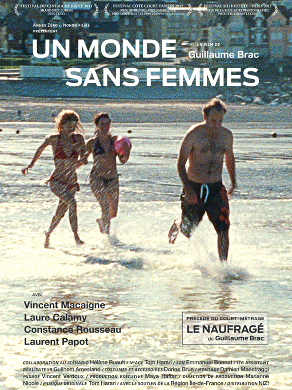 Affiche du court métrage Un monde sans femmes () de Guillaume Brac. Voir Un monde sans femmes en streaming / torrent sur meilleurs-films.fr