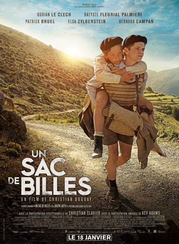 Affiche du film Un Sac De Billes (2017) de Christian Duguay. Voir Un Sac De Billes en streaming / torrent sur meilleurs-films.fr