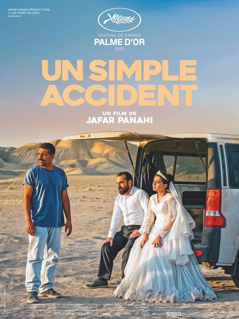 Affiche du film Un simple accident (2025) de Jafar Panahi. Voir Un simple accident en streaming / torrent sur meilleurs-films.fr
