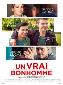Affiche du film Un vrai bonhomme (2018) de Benjamin Parent. Voir Un vrai bonhomme en streaming / torrent sur meilleurs-films.fr