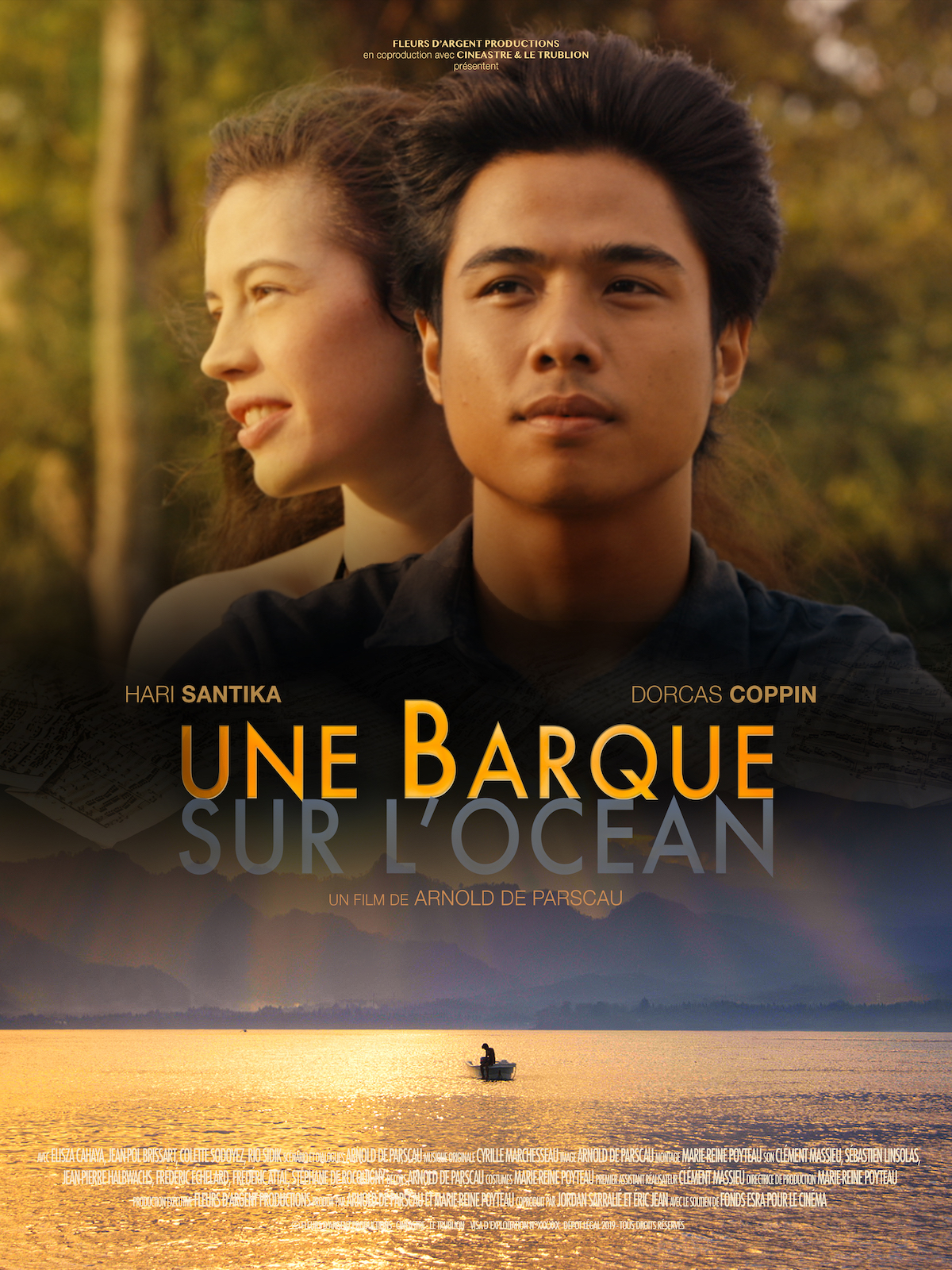 Affiche du film Une barque sur l’océan (2020) de Arnold de Parscau. Voir Une barque sur l’océan en streaming / torrent sur meilleurs-films.fr