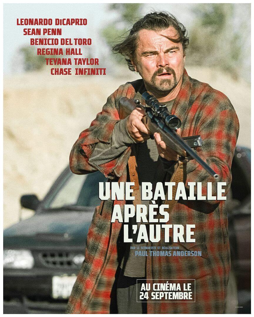 Affiche du film Une bataille après l’autre (2025) de Paul Thomas Anderson. Voir Une bataille après l’autre en streaming / torrent sur meilleurs-films.fr