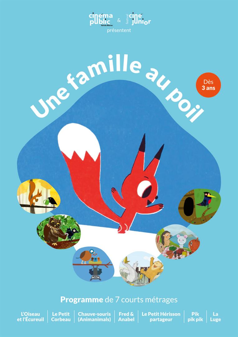 Affiche du court métrage Une famille au poil (2022) de . Voir Une famille au poil en streaming / torrent sur meilleurs-films.fr