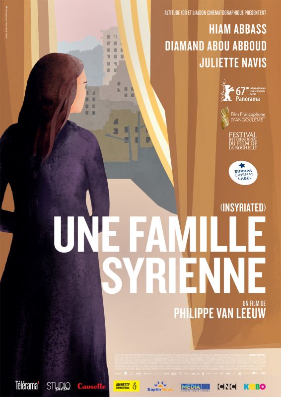 Affiche du film Une famille syrienne (2017) de Philippe Van Leeuw. Voir Une famille syrienne en streaming / torrent sur meilleurs-films.fr