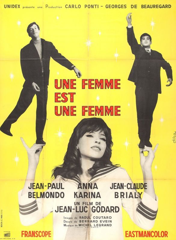 Affiche du film Une Femme est une femme (1961) de Jean-Luc Godard Affiche du film Une Femme est une femme (1961) de Jean-Luc Godard. Voir Une Femme est une femme en streaming / torrent sur meilleurs-films.fr