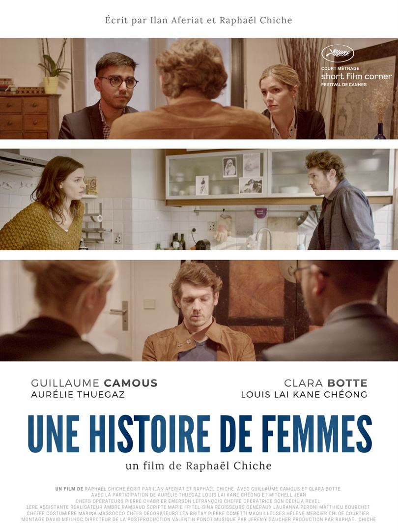 Affiche du court métrage Une histoire de femmes (2020) de Raphaël Chiche. Voir Une histoire de femmes en streaming / torrent sur meilleurs-films.fr
