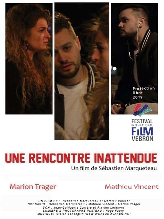 Affiche du court métrage Une rencontre inattendue (2025) de Sébastien Marqueteau. Voir Une rencontre inattendue en streaming / torrent sur meilleurs-films.fr