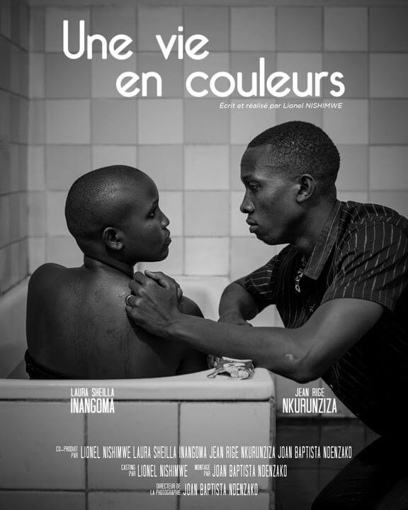 Affiche du court métrage Une vie en couleurs (2025) de Lionel Nishimwe. Voir Une vie en couleurs en streaming / torrent sur meilleurs-films.fr