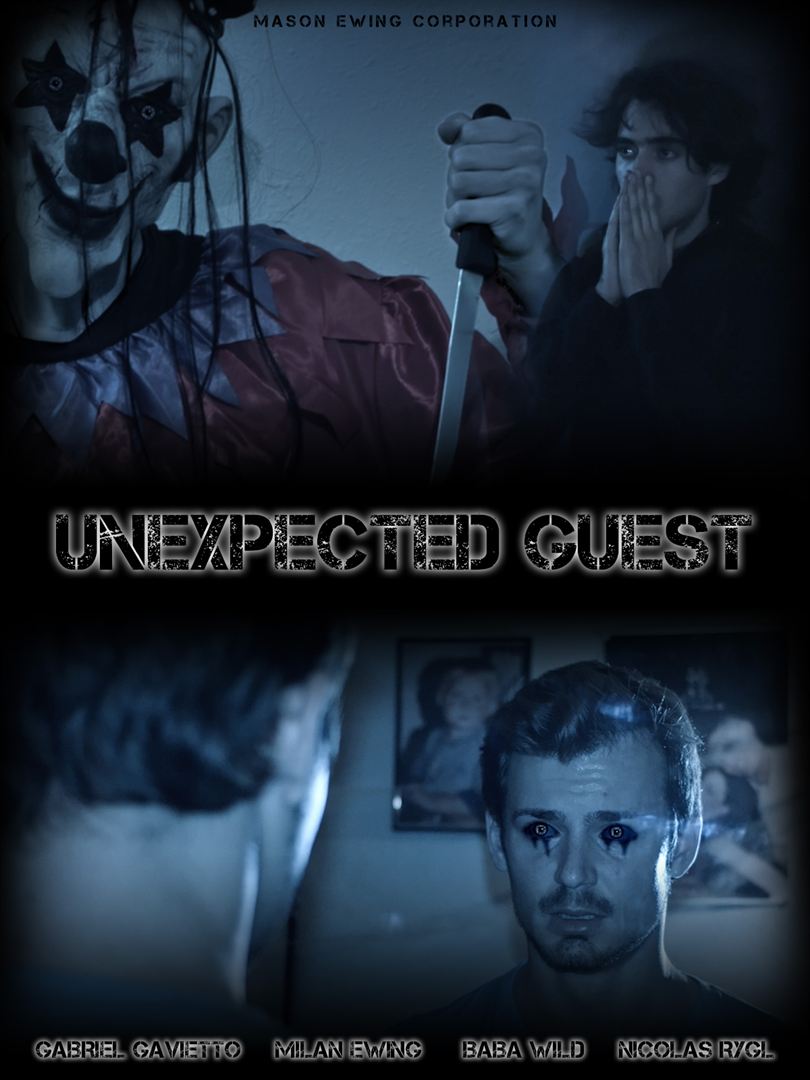 Affiche du court métrage Unexpected Guest (2018) de Mason Ewing. Voir Unexpected Guest en streaming / torrent sur meilleurs-films.fr