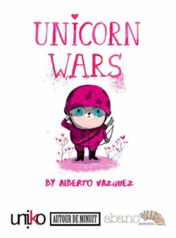 Affiche du film d'animation Unicorn Wars (2022) de Alberto Vázquez (II).