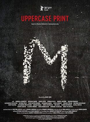 Affiche du film Uppercase print (2021) de Radu Jude. Voir Uppercase print en streaming / torrent sur meilleurs-films.fr