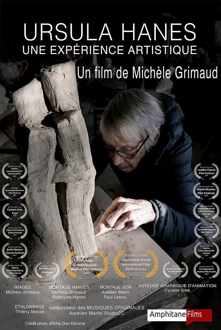 Affiche du film Ursula Hanes, une expérience artistique (2024) de Michèle Grimaud. Voir Ursula Hanes, une expérience artistique en streaming / torrent sur meilleurs-films.fr