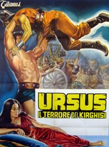 Affiche du film Ursus, la terreur des Kirghiz (1964) de Antonio Margheriti. Voir Ursus, la terreur des Kirghiz en streaming / torrent sur meilleurs-films.fr