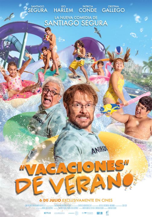 Affiche du film Vacaciones de verano (2023) de Santiago Segura. Voir Vacaciones de verano en streaming / torrent sur meilleurs-films.fr