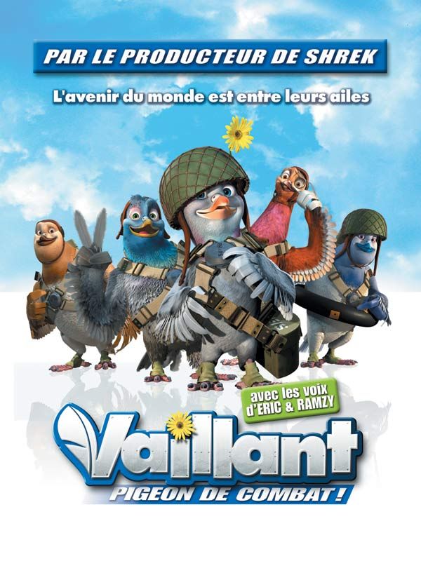Affiche du film Vaillant, pigeon de combat ! (2005) de Gary Chapman Affiche du film Vaillant, pigeon de combat ! (2005) de Gary Chapman. Voir Vaillant, pigeon de combat ! en streaming / torrent sur meilleurs-films.fr