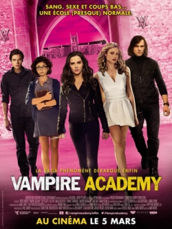 Affiche du film Vampire Academy (2014) de Mark Waters.