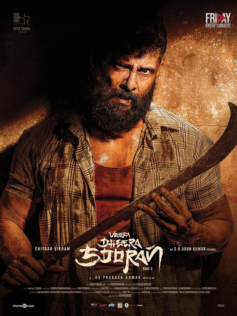 Affiche du film Veera Dheera Sooran: Part 2 (2025) de S.J. Suryah. Voir Veera Dheera Sooran: Part 2 en streaming / torrent sur meilleurs-films.fr