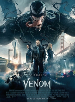 Affiche du film Venom (2018) de Ruben Fleischer.
