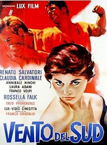 Affiche du film Vent du sud (1959) de Enzo Provenzale. Voir Vent du sud en streaming / torrent sur meilleurs-films.fr