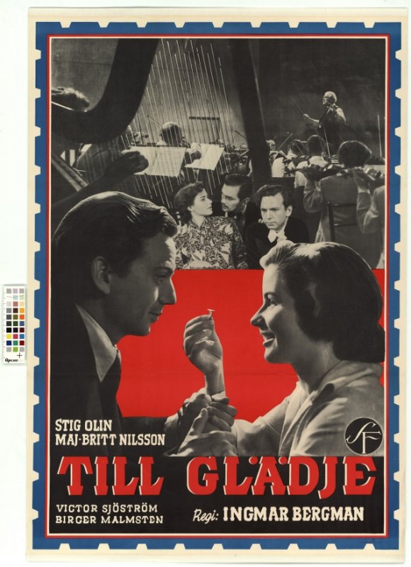 Affiche du film Vers la joie (1950) de Ingmar Bergman. Voir Vers la joie en streaming / torrent sur meilleurs-films.fr