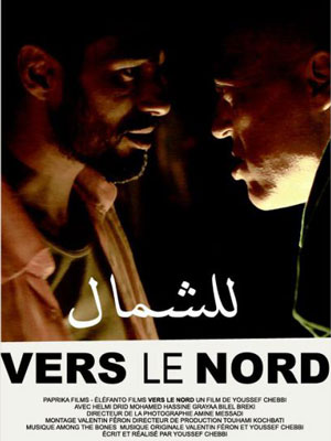 Affiche du court métrage Vers le nord (2010) de Youssef Chebbi. Voir Vers le nord en streaming / torrent sur meilleurs-films.fr