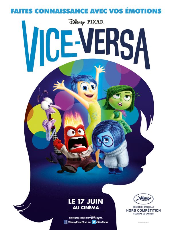 Affiche du film Vice Versa (2015) de Pete Docter Affiche du film Vice Versa (2015) de Pete Docter. Voir Vice Versa en streaming / torrent sur meilleurs-films.fr