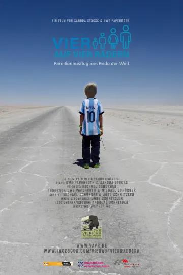 Affiche du film Vier auf vier Rädern – Familienausflug bis ans Ende der Welt (2020) de Sandra Stocks. Voir Vier auf vier Rädern – Familienausflug bis ans Ende der Welt en streaming / torrent sur meilleurs-films.fr