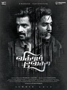 Affiche du film Vikram Vedha (2017) de Pushkar,Gayathri,. Voir Vikram Vedha en streaming / torrent sur meilleurs-films.fr