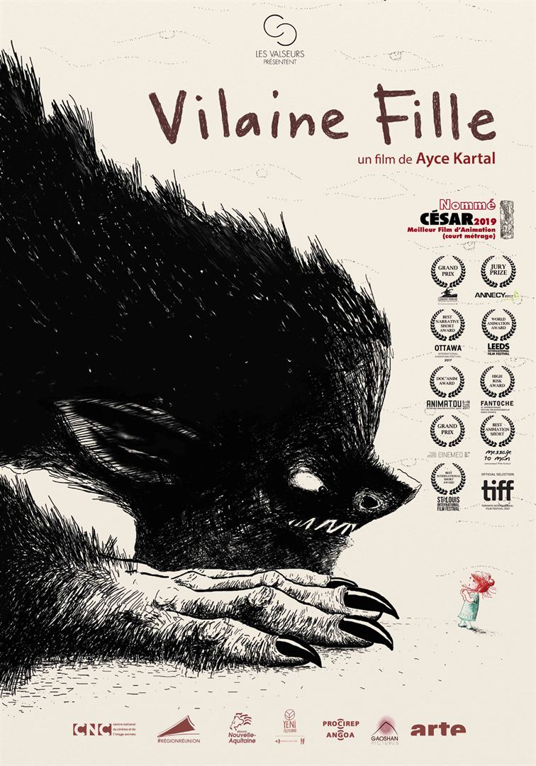 Affiche du court métrage Vilaine fille () de Ayce Kartal. Voir Vilaine fille en streaming / torrent sur meilleurs-films.fr