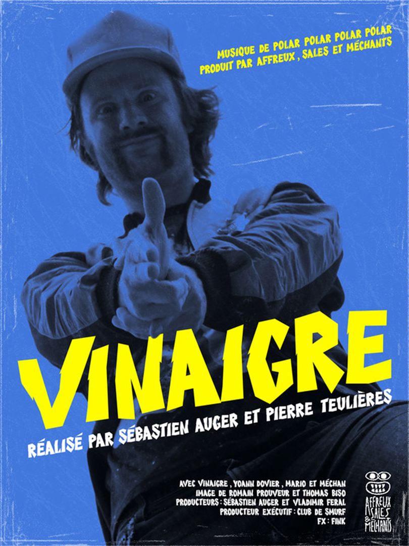Affiche du court métrage Vinaigre (2018) de Pierre Teulieries. Voir Vinaigre en streaming / torrent sur meilleurs-films.fr