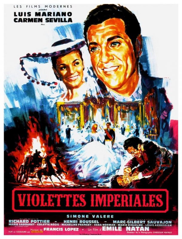 Affiche du film Violettes imperiales (1932) de Henry Roussel. Voir Violettes imperiales en streaming / torrent sur meilleurs-films.fr