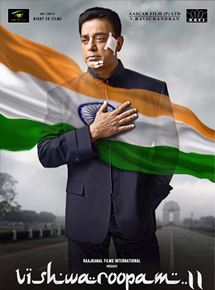 Affiche du film Vishwaroopam 2 – Version Tamoul (2018) de Kamal Haasan. Voir Vishwaroopam 2 – Version Tamoul en streaming / torrent sur meilleurs-films.fr